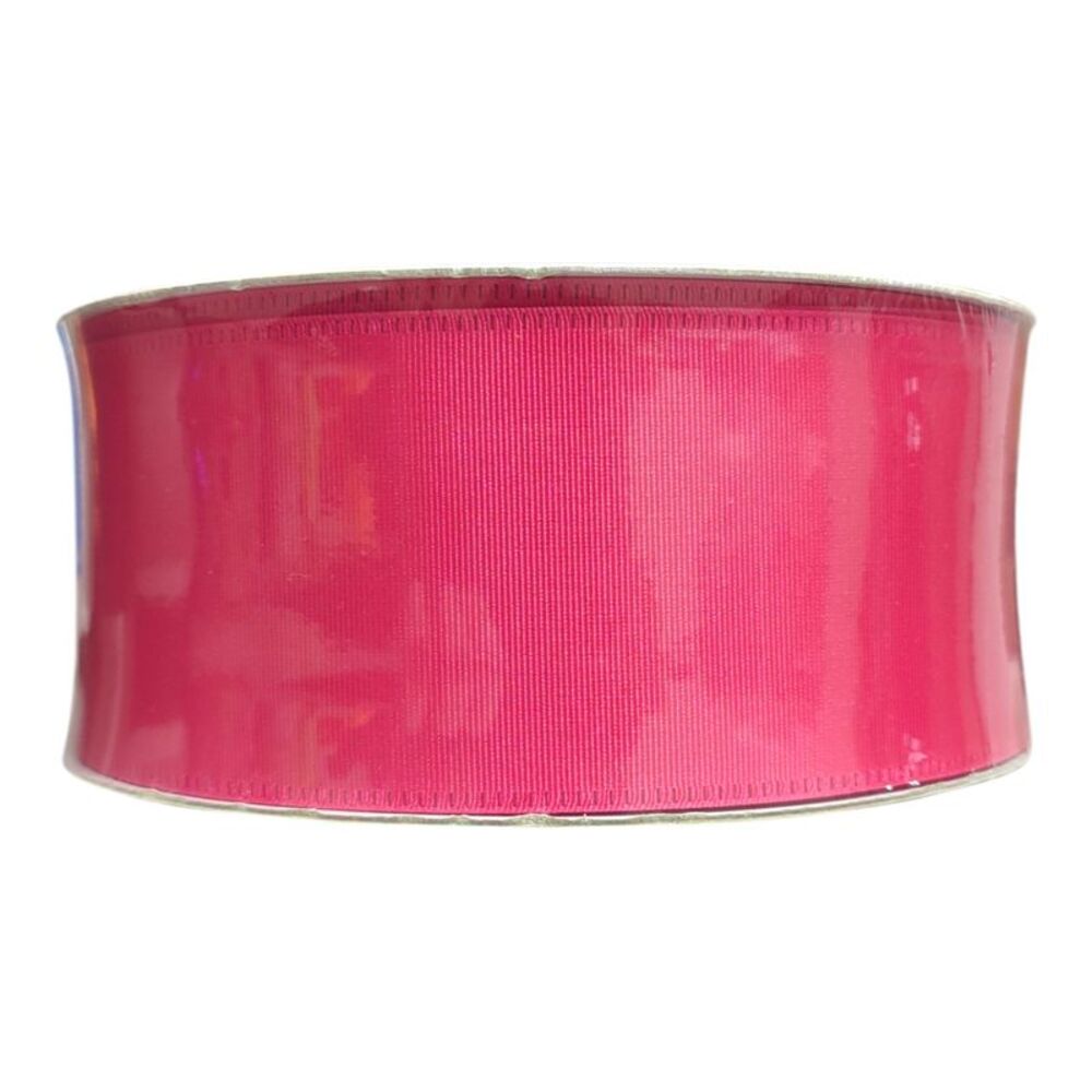 Member's Mark Premium Wired Edge Spring Ribbon, 2.5in x50Yds - Pink